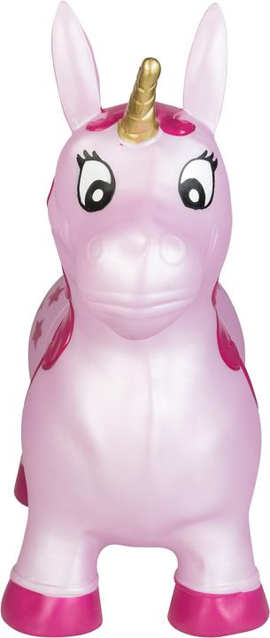 Produktbild Idena Hüpfpferd Einhorn pink mit Sternen