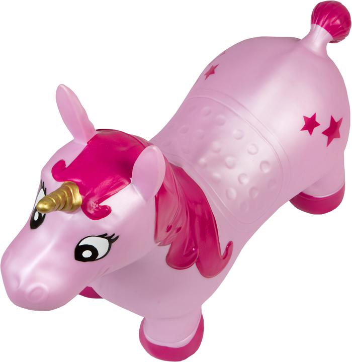 Produktbild Idena Hüpfpferd Einhorn pink mit Sternen