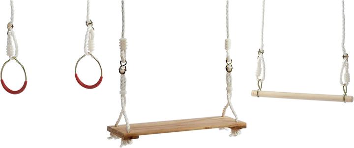 Actual product image Idena Gym Swing Set Swing Trapeze Rings