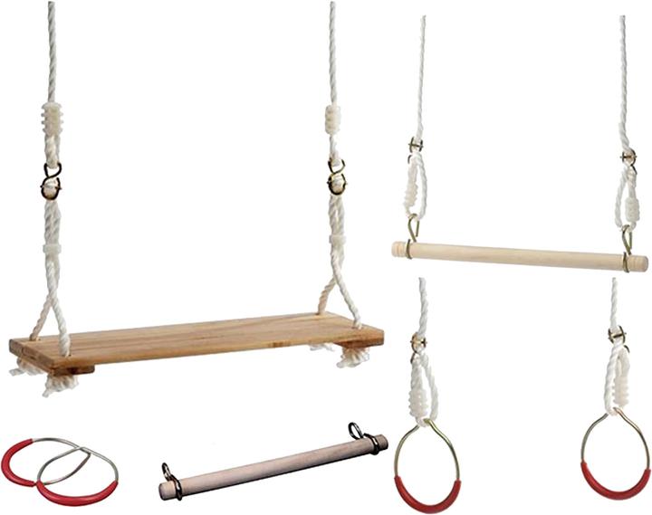 Actual product image Idena Gym Swing Set Swing Trapeze Rings