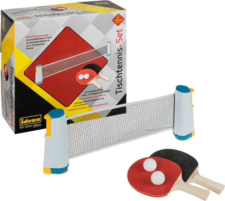 Image du produit Idena Set de ping-pong Filet,2 raquettes,2 balles