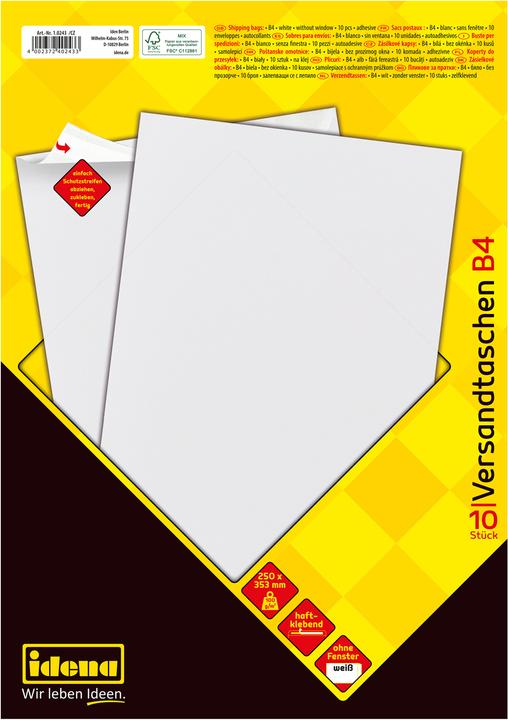 Image du produit Idena VT B4 blanc 100g 10er hk o.F. FSC-Mix (10 x)