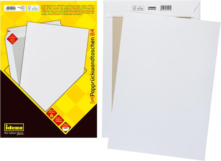 Produktbild Idena VT B4 weiss 120g hk 5er o.F Rückwand FSC-Mix (5 x)