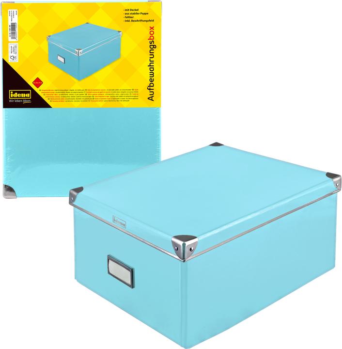 Produktbild Idena Box türkis 35x28x17cm FSC-Rec