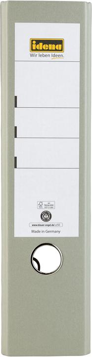 Produktbild Idena Ordner A4 grau 8cm Wolkenmarmor FSC-Mix (A4, 80 mm, 1 Stück)