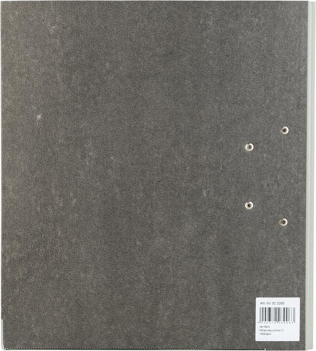 Produktbild Idena Ordner A4 grau 8cm Wolkenmarmor FSC-Mix (A4, 80 mm, 1 Stück)