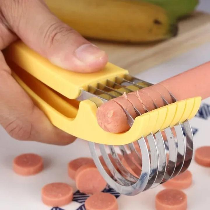 Actual product image ASMI Stainless steel banana slicer, fruit slicer, vegetable slicer