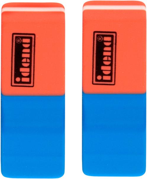 Produktbild Idena Radierer rot/blau 2er