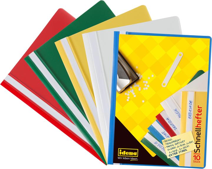 Actual product image Idena Quick file A5 PP 5 colours 10 pieces (A5, 10 x)