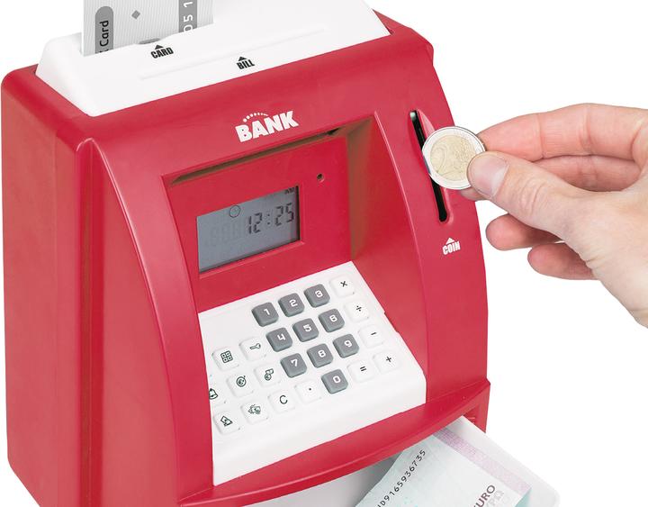 Immagine prodotto Idena Bancomat rosso digitale Salvadanaio sonoro