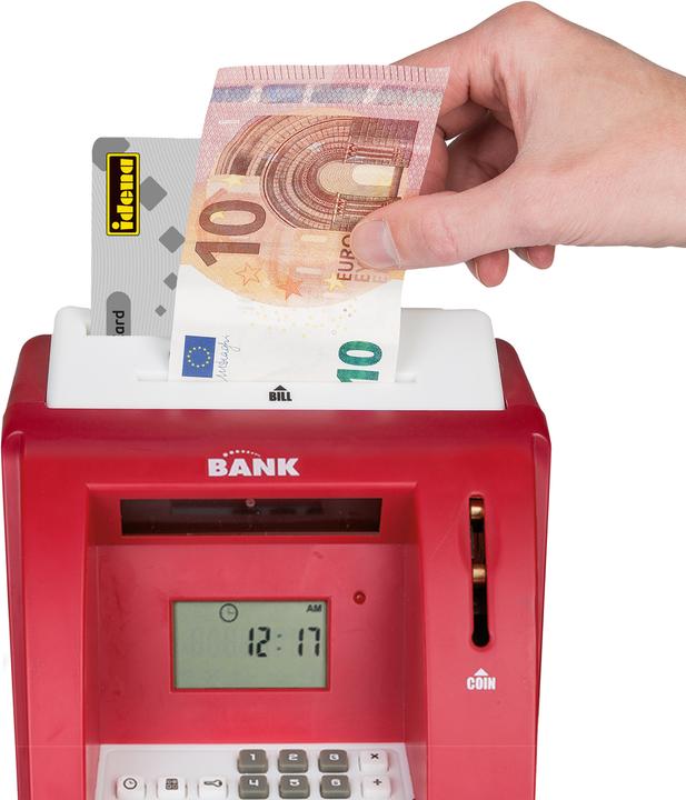 Immagine prodotto Idena Bancomat rosso digitale Salvadanaio sonoro