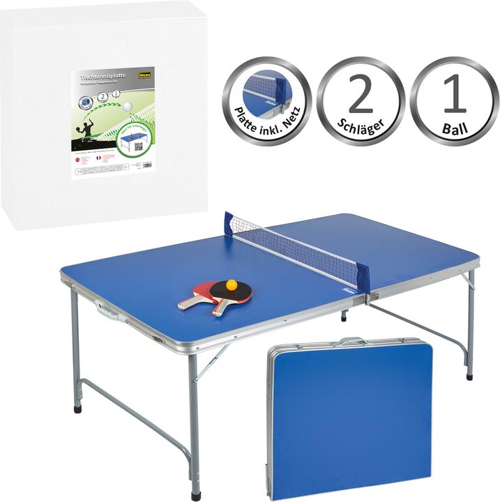 Produktbild Idena Tischtennisplatte kompakt Set klappbar