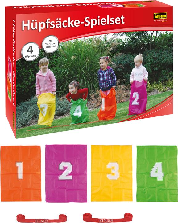 Image du produit Idena Jeu de sacs gonflables avec bande de départ/d'arrivée