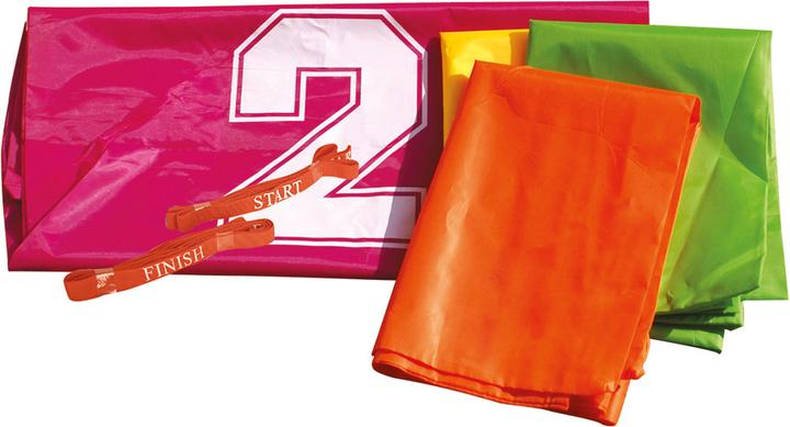 Image du produit Idena Jeu de sacs gonflables avec bande de départ/d'arrivée