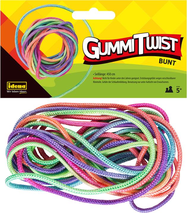 Produktbild Idena Gummi Twist 450cm mehrfarbig