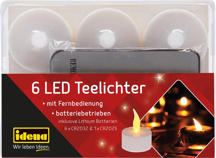 Actual product image Idena LED tea lights (6 x)
