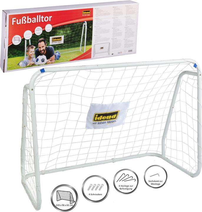 Immagine prodotto Idena Porta da calcio in metallo di circa 124x96 cm