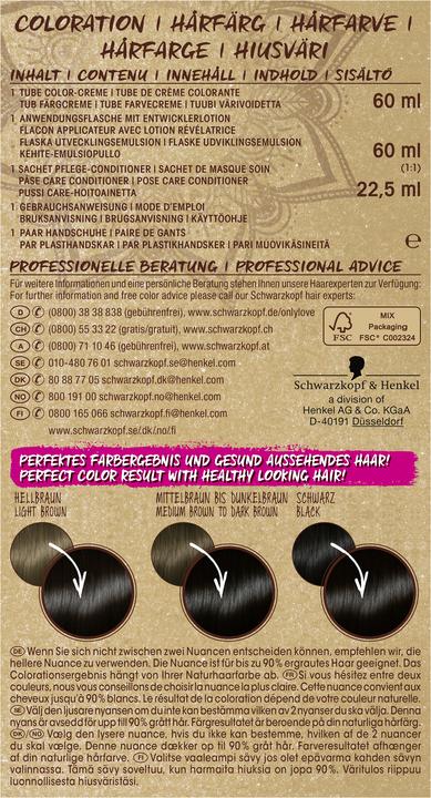 Actual product image Schwarzkopf Only Love Colouration (Black)