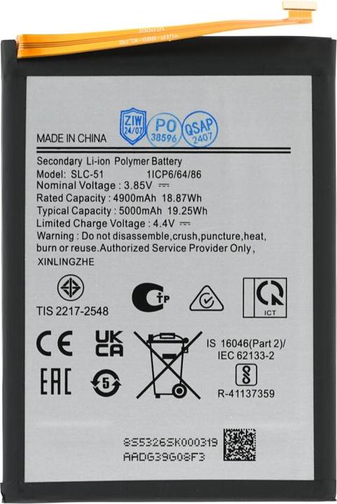 Actual product image OEM MPS SLC-51 battery for Samsung Galaxy A05s