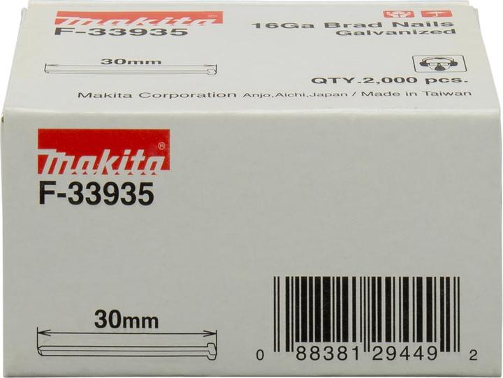 Actual product image Makita Upset head nail 30mm