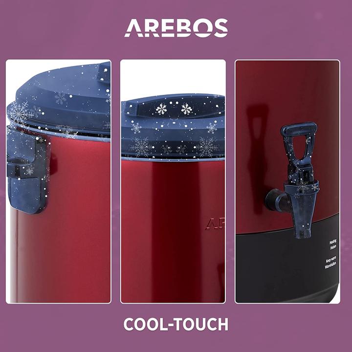 Actual product image Arebos Automatic Preserving Cooker 1800 W 28L in Red (28 l)