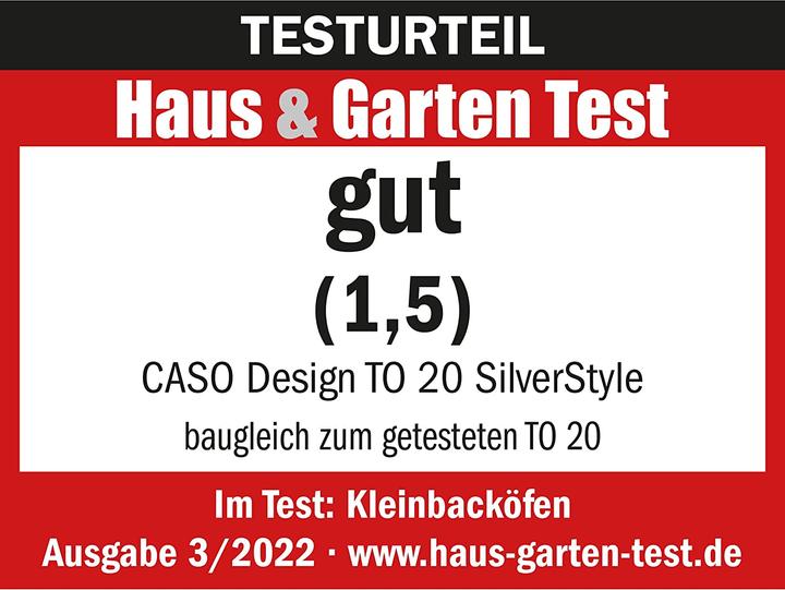 Produktbild Caso TO 20 SilverStyle