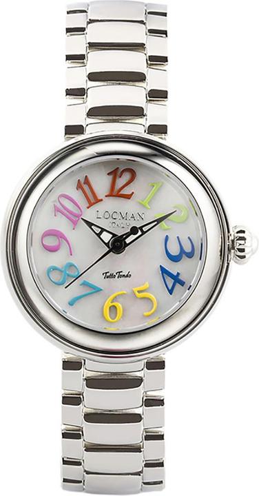 Locman Italy Damenuhr Tutto Tondo Edelstahl 40 mm Ref. 0360 (Analoguhr, 40 mm)
