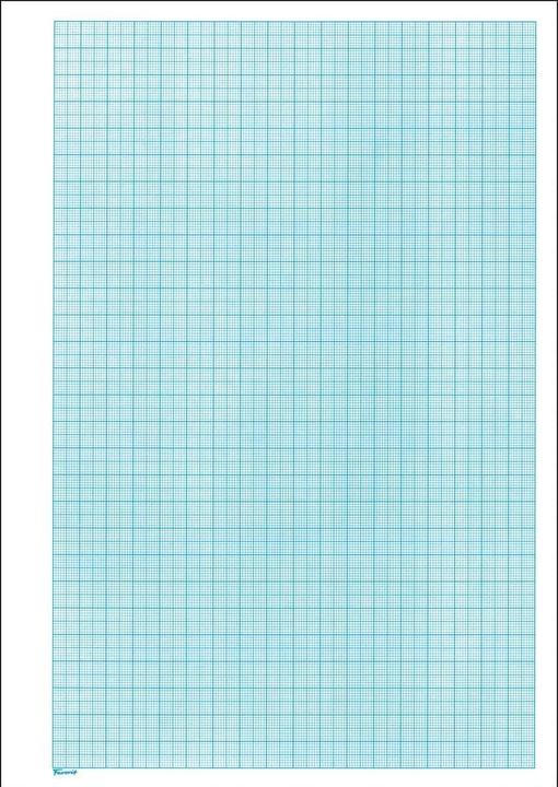Image du produit Favorit Bloc de papier millimétré (A4, Quadrillé)