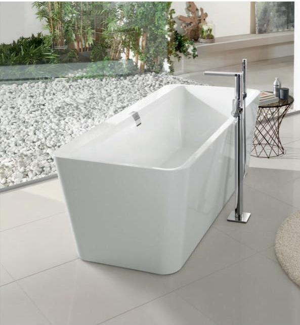 Image du produit Villeroy & Boch V&B baignoire en pose libre SQUARO EDGE 12 R-eck1800x800mm blanc (180 l, 180 cm, 80 cm)