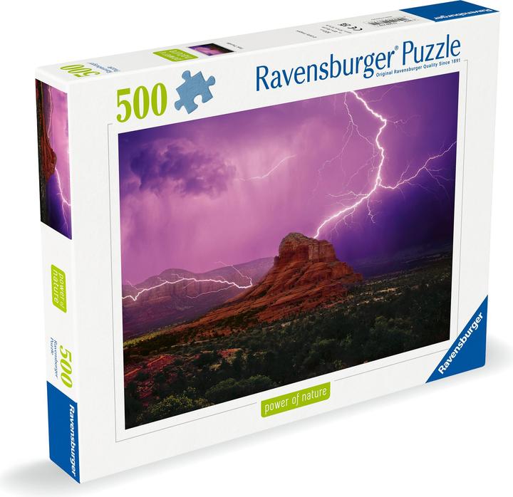 Produktbild Ravensburger Puzzle 12000779 - Pinke Gewitterstimmung - 500 Teile Puzzle für Erwachsene ab 12 (500 Teile)