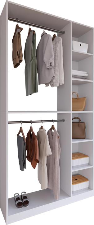 Produktbild VCM Holz begehbarer Kleiderschrank PalosaXL (110 x 35 x 211 cm)