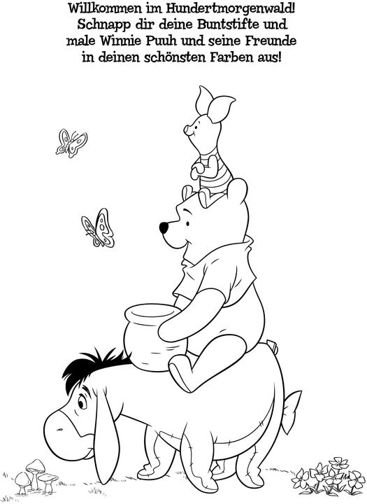 Image du produit Panini Disney Winnie l'ourson : des autocollants et des coloriages très amusants
