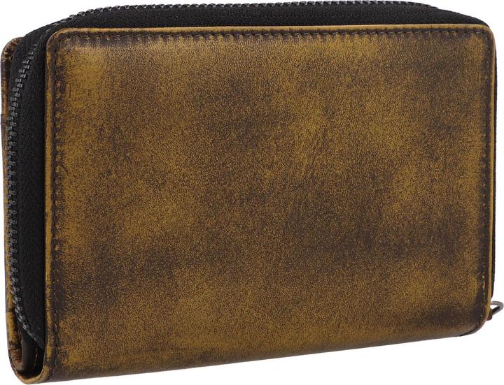 Actual product image Greenburry Destressed Geldbörse RFID Schutz Leder 13.5 cm