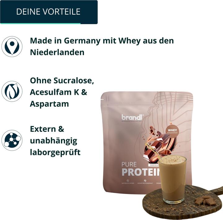 Produktbild Brandl Pure Protein (Schokolade, 1 Stk., 1000 g)