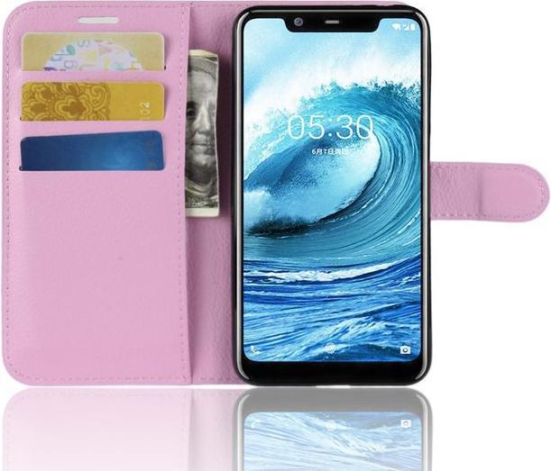 Produktbild MU Classic Litchi Leder Bookcover Series (Nokia 5.1 Plus)