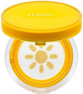 Actual product image NoName Elroel Yellow Sun Cushion Sun Cream - 15g (Suntan cream, 15 g)