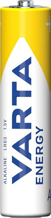 Actual product image Varta BV-Energy 8 AAA - Disposable battery - AAA - Alkaline - 8 piece(s) - Blue - Yellow - Cyl (8 pcs., AAA, 1200 mAh)