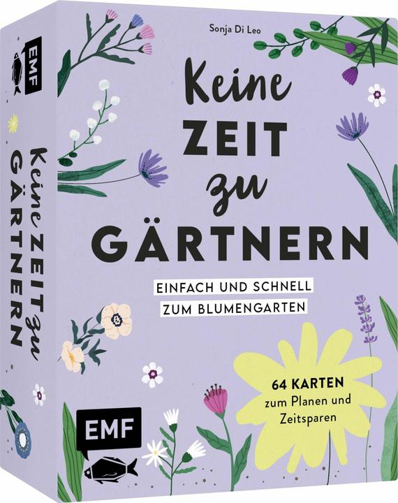 Produktbild Kartenset: Keine Zeit zu gärtnern - 64 Karten - Einfach und schnell zum Blumengarten (Deutsch)