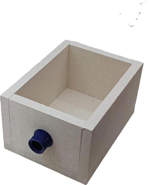 Produktbild Elbro EB-Gehäuse Fire-Stop-Box, m.Rohreinführung M20, Fermacell, 200×150×110 mm, grau