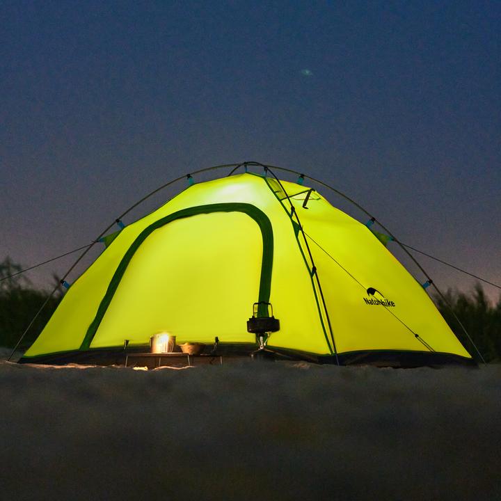 Actual product image Naturehike Tent p-series 2 single layer cnk2450ws030-grass green (2 persons)