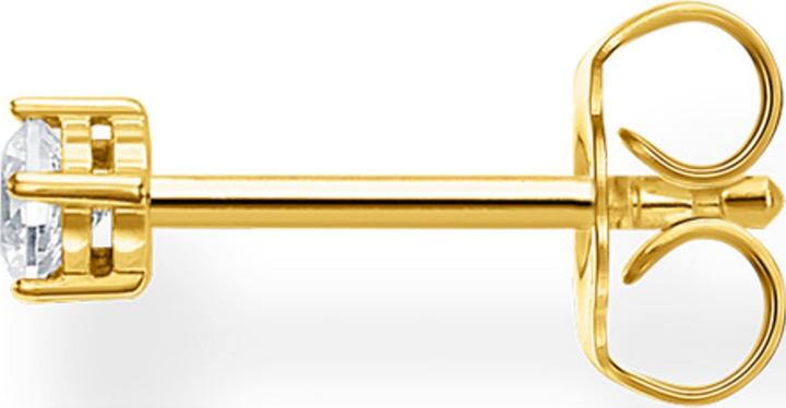 Produktbild Thomas Sabo Ohrstecker (Einzelstück) (925er Silber, 750 Gelbgold Vergoldung)