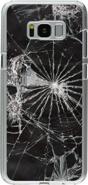 Produktbild PhoneLook Hülle transparent Broken Screen (Samsung Galaxy S8+)