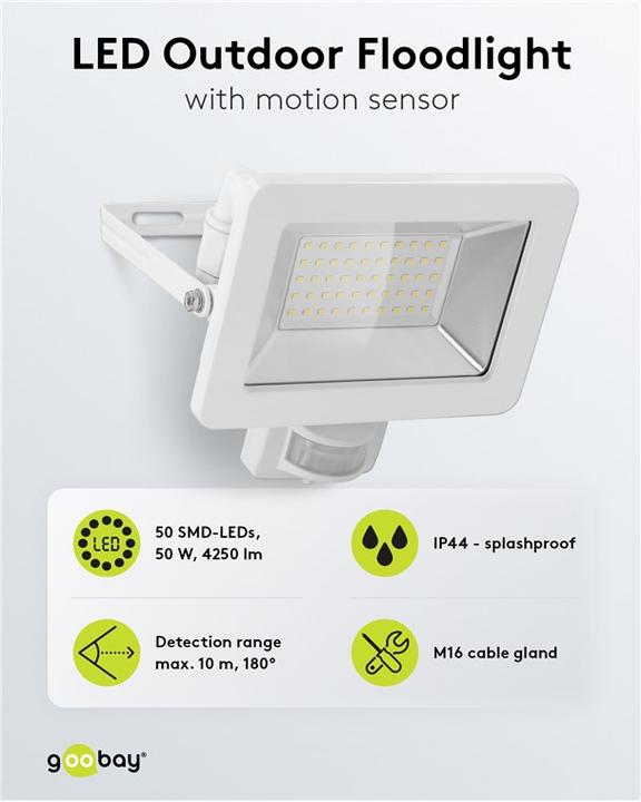 Produktbild Goobay LED-Aussenstrahler (4260 lm, IP44)