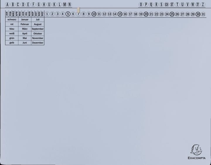 Immagine prodotto Exacompta 25 cartelle sospese in cartone Exaflex azzurro 1 x pinzatura ufficiale / pinzatura (A4, 200 x)