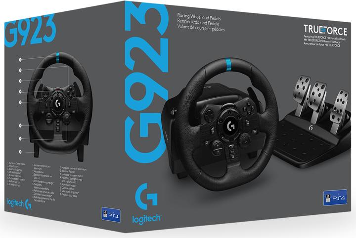 Actual product image Logitech G G923 Trueforce for PC and PlayStation (PS4, PC, PS5)