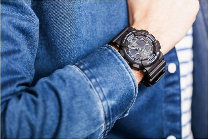 Actual product image G-Shock Ga-100-1a2er (Digital watch, 55 mm)
