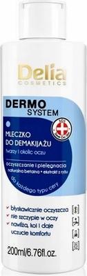Delia Cosmetics Dermo System Moisturizing Milk Face & Eye Makeup Remover (Reinigungsmilch, 200 ml)