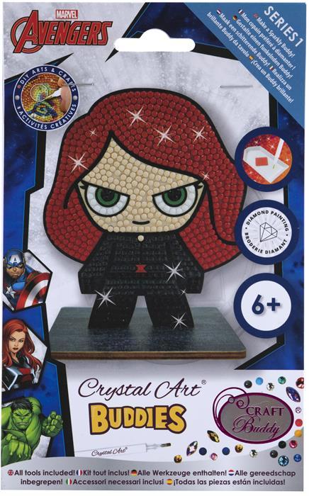 Produktbild Craft Buddy Black Widow, Crystal Art Figur ca. 11x8cm