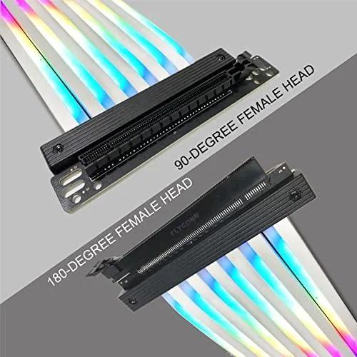 Image du produit Azza Câble adaptateur PCI-e 3.0 x16 ARGB 20R-I 90° ACAZ-20R-L