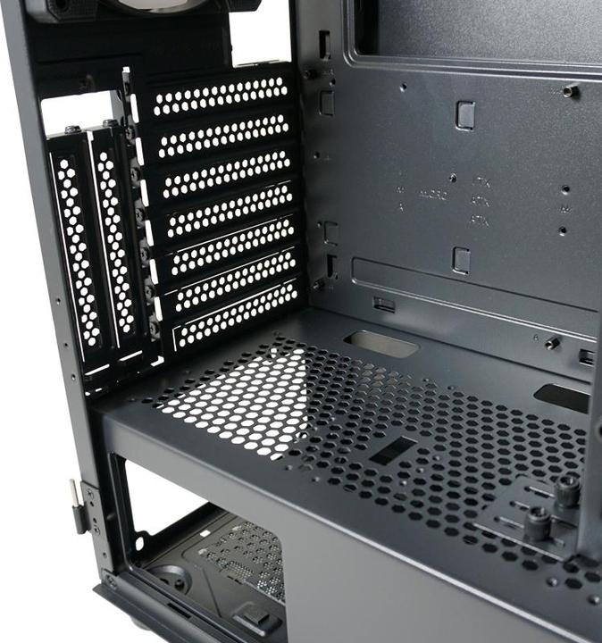 Actual product image LC-Power Case Micro-ATX 810B black USB3.2/Audio,without power supply (mATX, Mini-ITX, ATX, E-ATX)